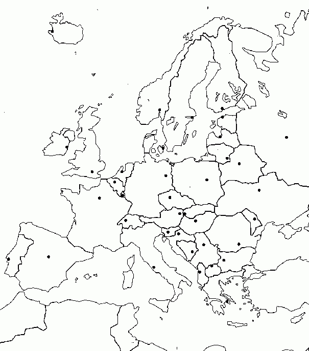 Wichmann Blog: Carte Europe Vierge tout Carte Fleuves Europe Vierge 