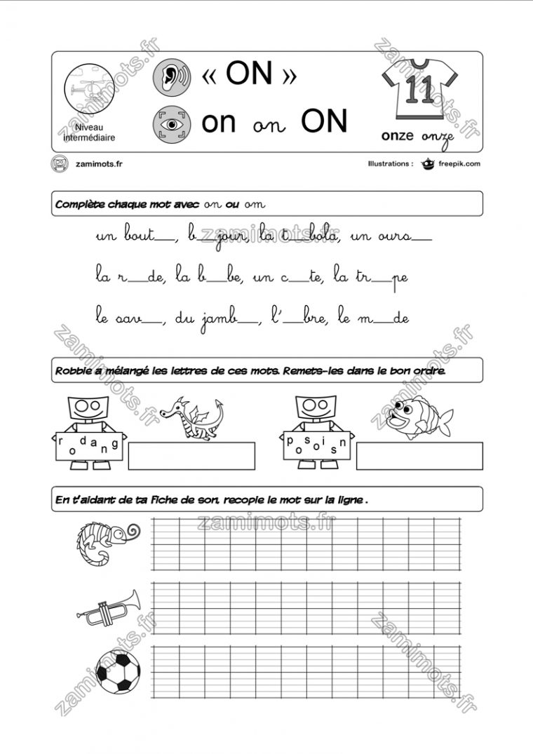 Zamimots pour Zamimots Phonologie