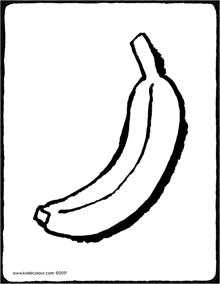 10 Grand Coloriage Banane Pics  Sprookjes, Banaan à Banane Coloriage