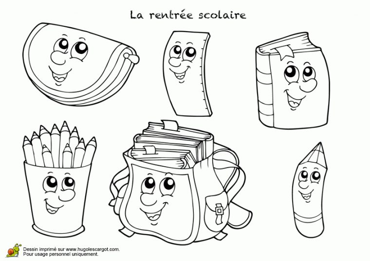 10 Loisirs Coloriage Rentrée Maternelle Pics – Coloriage serapportantà Dessin Rentrée Des Classes