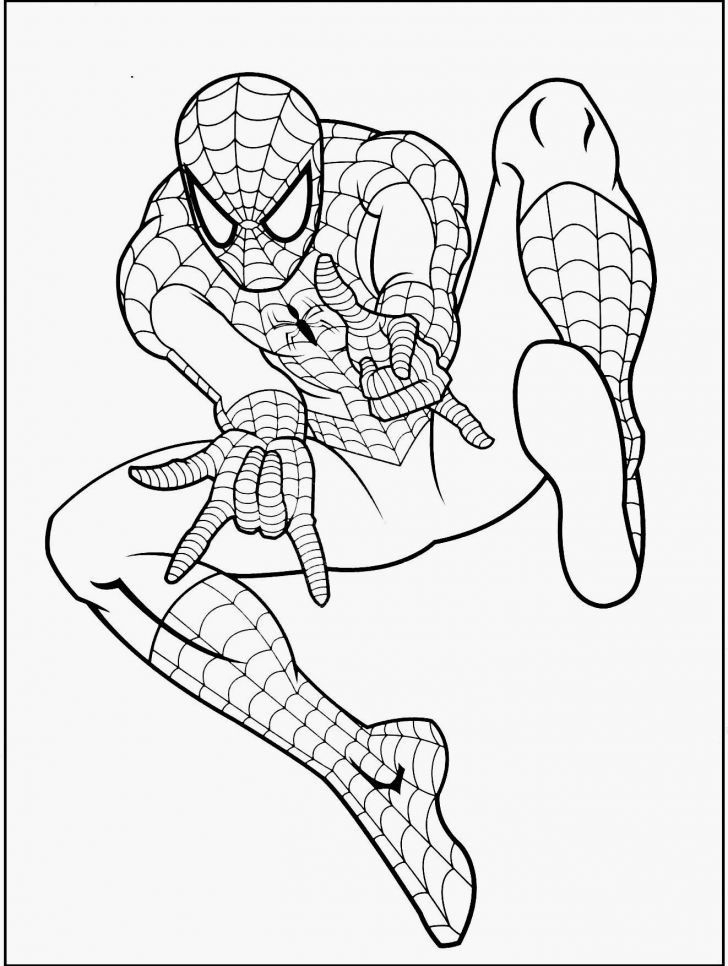 10 Modèles Coloriage Spiderman Gratuit Collection # avec Spiderman Coloriage 