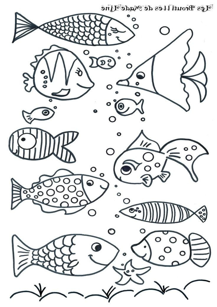 10 Nouveau De Dessin De Poisson A Imprimer Photos pour Poisson D Avril Coloriage