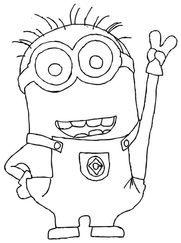 100 Dessins De Coloriage Les Minions À Imprimer Sur tout Dessins À Colorier