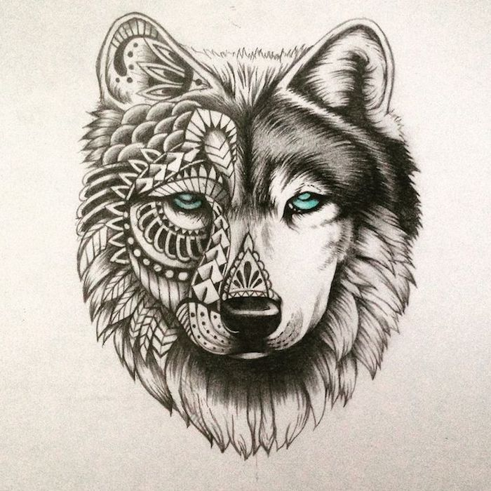 1001 + Astuces D'Artiste Pour Apprendre À Réaliser Un avec Dessin De Loup