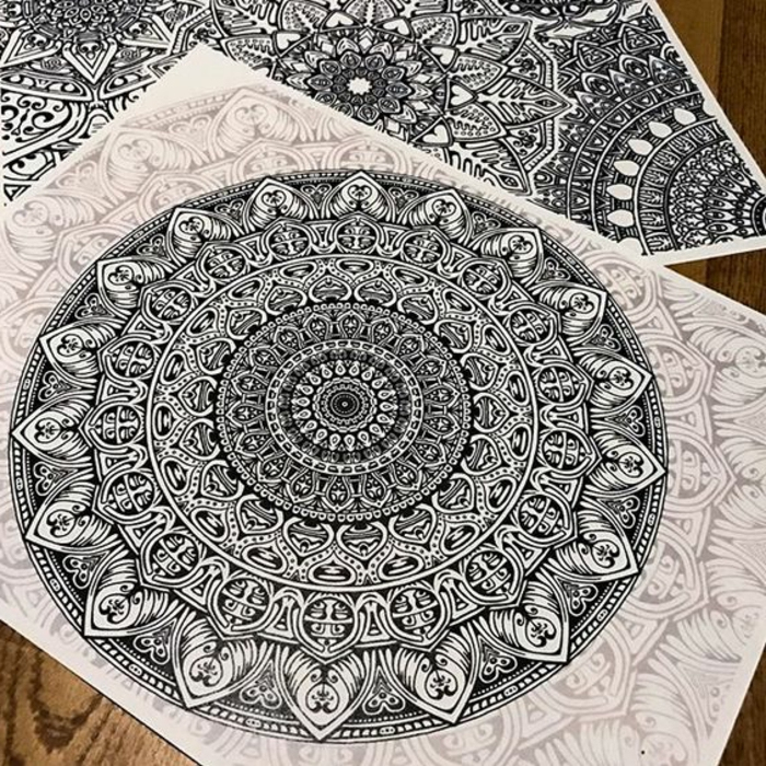 1001+ Idées Et Techniques Pour Faire Un Mandala dedans Mandala Facile A Dessiner 