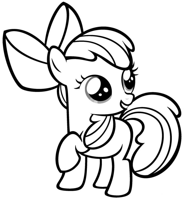 101 Dessins De Coloriage Petit Poney À Imprimer Sur concernant Poney Dessin