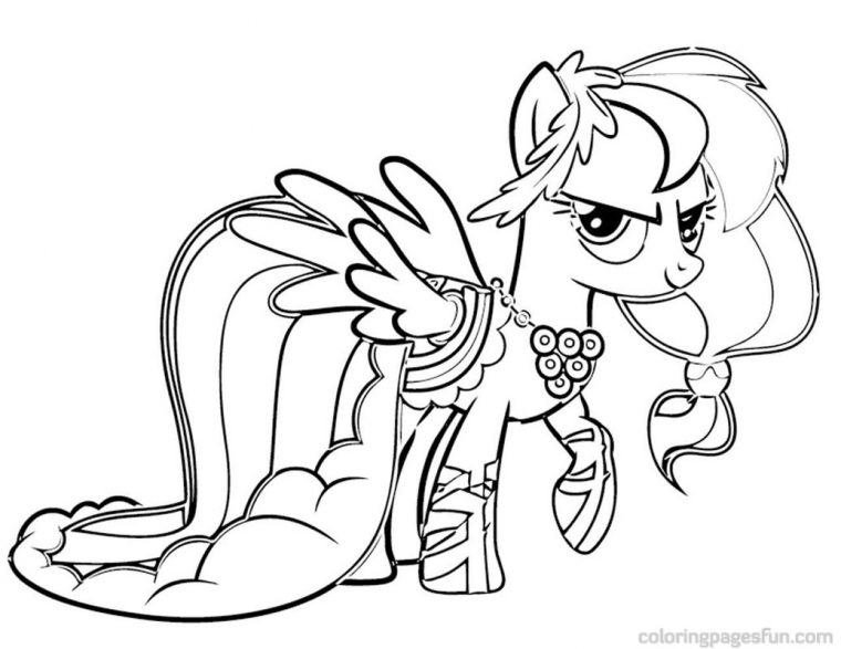 101 Dessins De Coloriage Petit Poney À Imprimer Sur pour Petit Poney Dessin