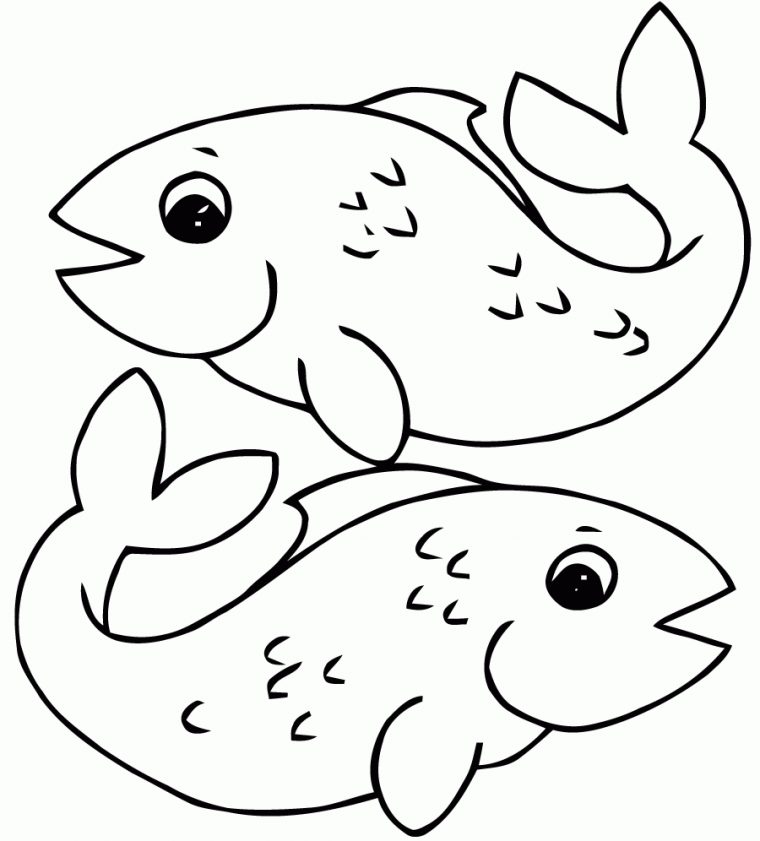 106 Dessins De Coloriage Poisson À Imprimer Sur Laguerche tout Dessiner Un Poisson Facilement