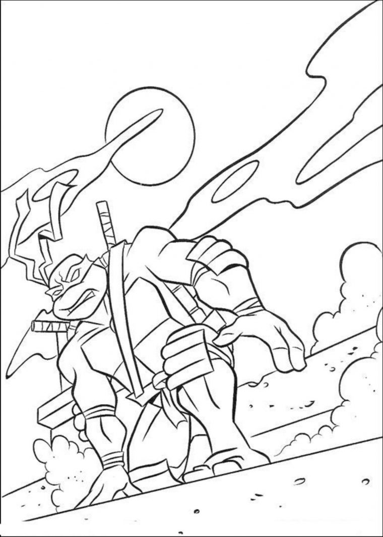 106 Dessins De Coloriage Tortue Ninja À Imprimer Sur concernant Tortue Ninja Coloriage