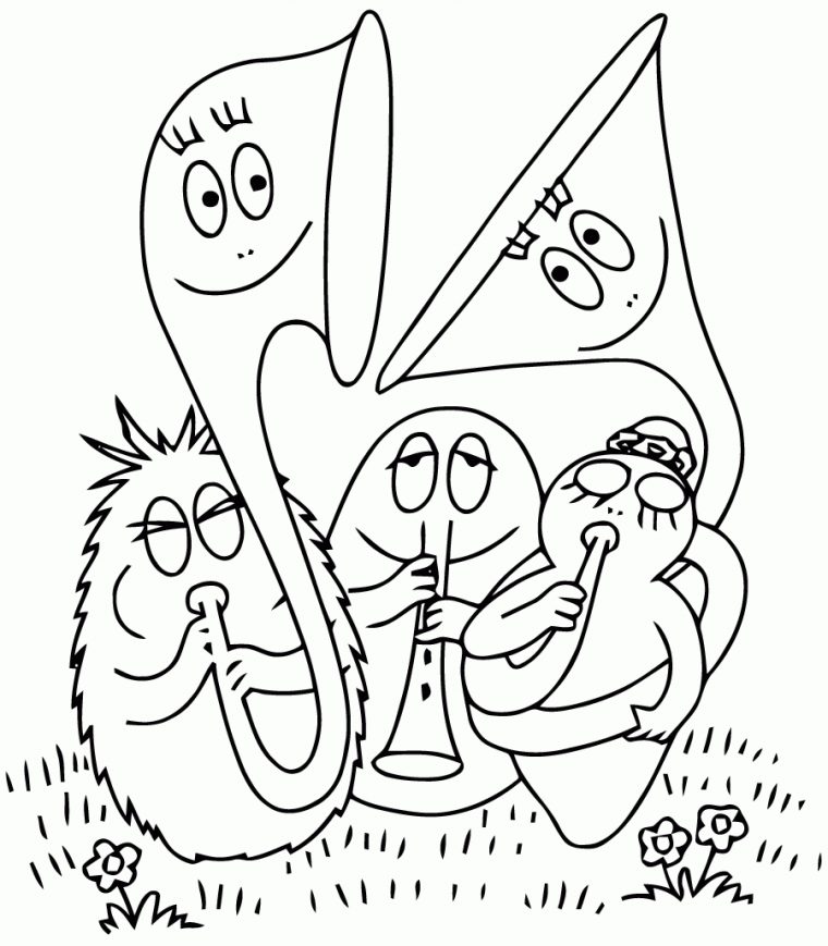 108 Dessins De Coloriage Barbapapa À Imprimer Sur destiné Dessin Barbapapa