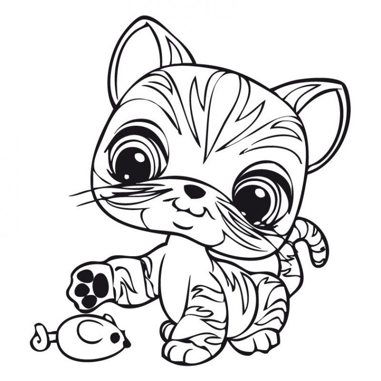 11 Dessins De Coloriage Littlest Petshop A Imprimer À Imprimer destiné Coloriage Petshop