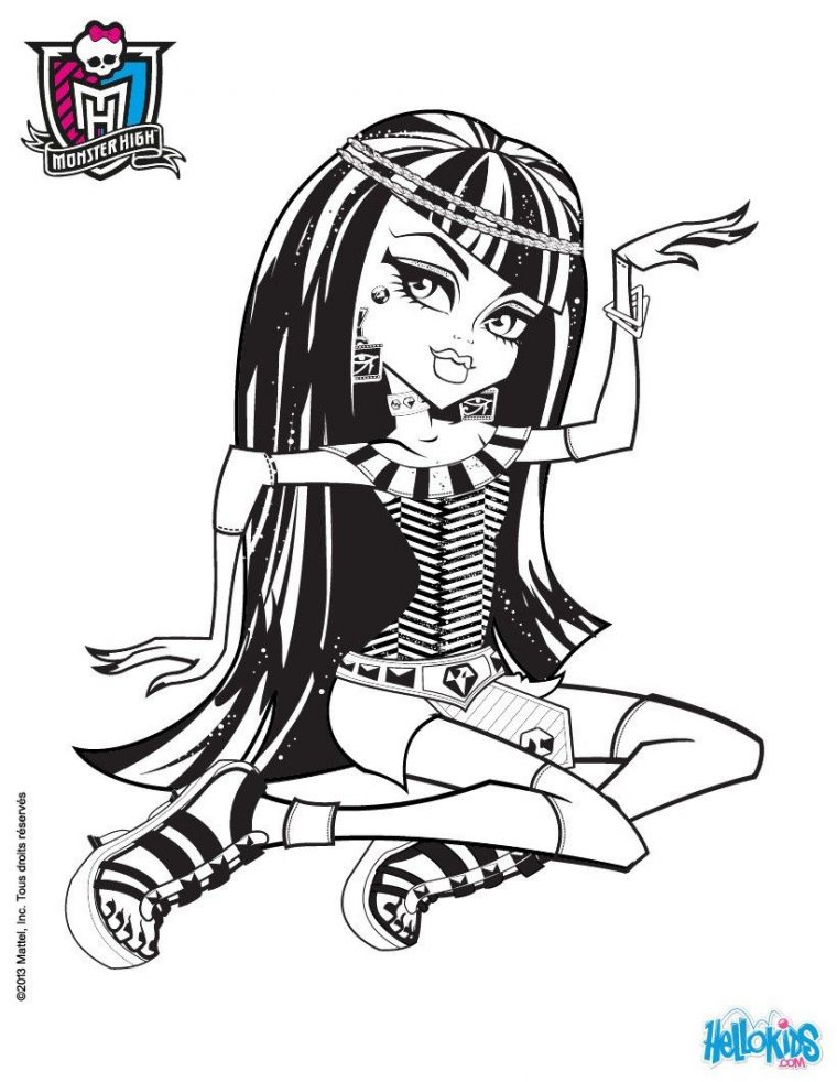 11 Fantaisie Coloriage À Imprimer Monster High Image serapportantà Dessin À Imprimer Monster High