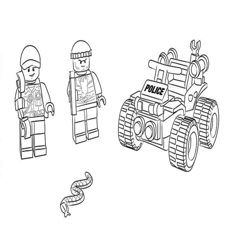 11 Positif Coloriage Lego Police Images - Coloriage avec Dessin Lego Police
