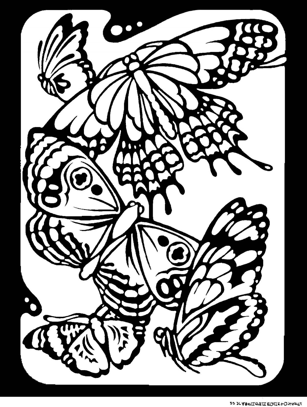 110 Dessins De Coloriage Papillon À Imprimer Sur Laguerche encequiconcerne Coloriage De Papillon