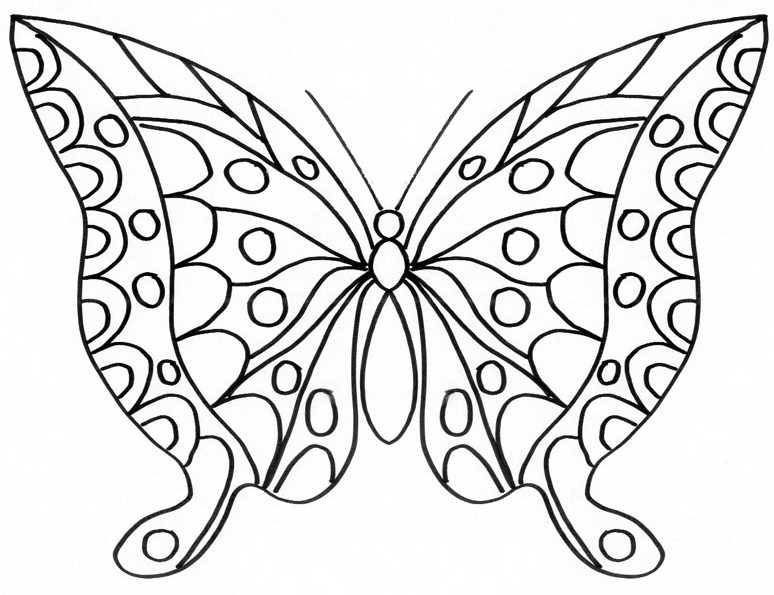 110 Dessins De Coloriage Papillon À Imprimer Sur Laguerche pour Coloriage Papillon À Imprimer 