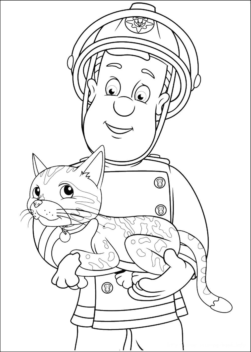 110 Dessins De Coloriage Sam Le Pompier À Imprimer à Coloriage Sam Le Pompier À Imprimer Gratuit 