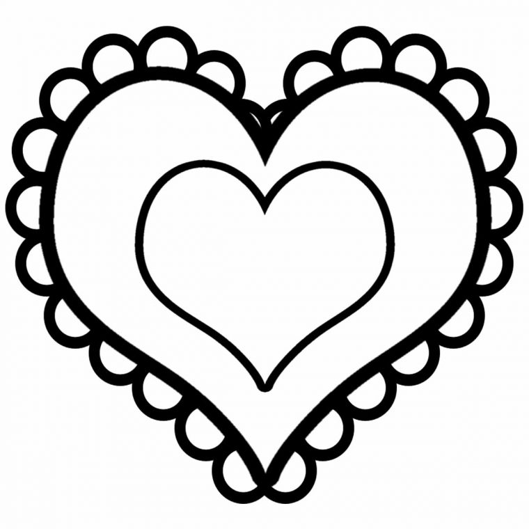 111 Dessins De Coloriage Coeur À Imprimer Sur Laguerche pour Coloriage À Imprimer Coeur