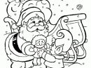 111 Dessins De Coloriage Père Noël À Imprimer tout Père Noel Dessin