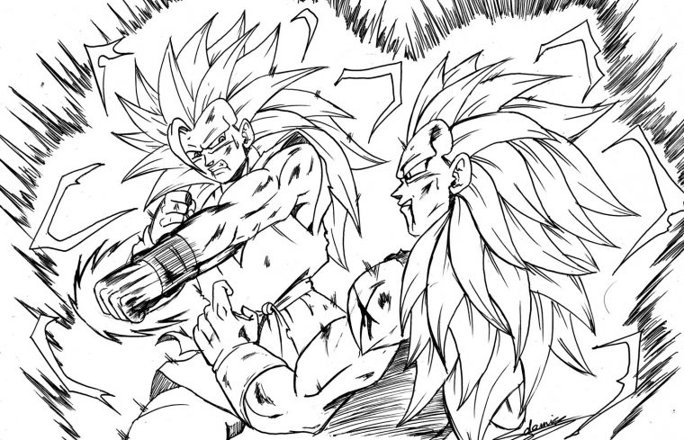 112 Dessins De Coloriage Dragon Ball Z À Imprimer Sur tout Dessin De Dragon Ball Z À Imprimer