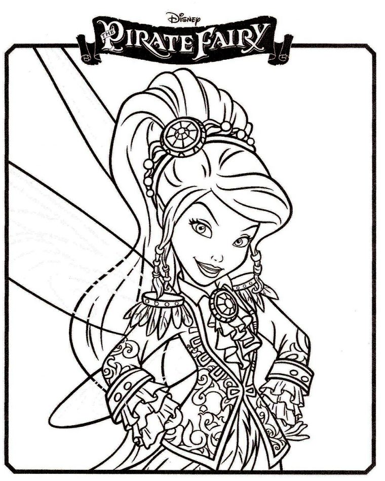 113 Dessins De Coloriage Clochette Et La Fée Pirate À Imprimer dedans Clochette Et Cristalline