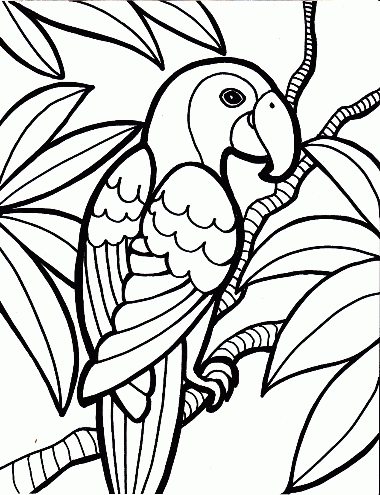 119 Dessins De Coloriage Oiseau À Imprimer Sur Laguerche dedans Dessin À Colorier 