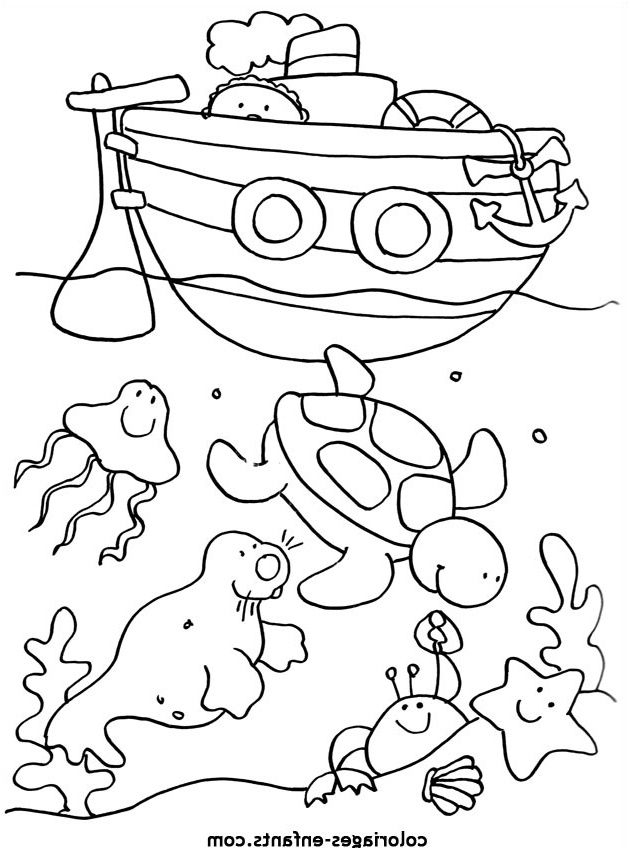 12 Amusant Coloriage Animaux De La Mer Gallery  Coloriage dedans Coloriage De Mer