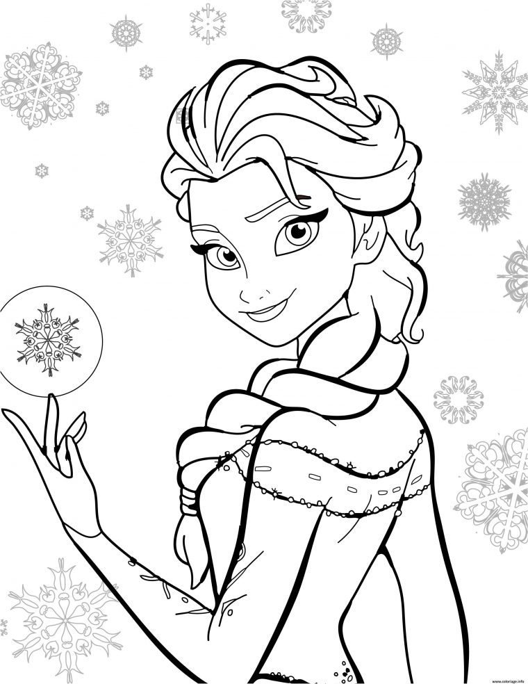 12 Bon Coloriage À Imprimer La Reine Des Neiges Pictures pour Princesse Disney A Colorier