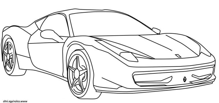 12 Cool De Coloriage Voiture Course Collection  Coloriage encequiconcerne Dessins De Voiture