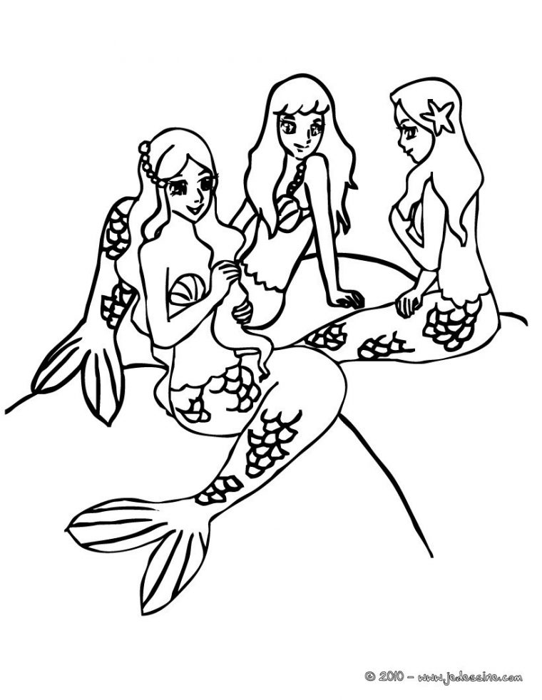 12 Glamorous Coloriage Sirene De Mako Pictures – Coloriage intérieur Sirène À Colorier