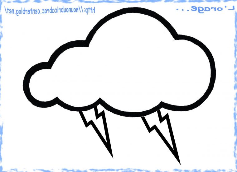 12 Luxe De Image Nuage Dessin Photos – Coloriage : Coloriage concernant Dessin Nuage Pluie