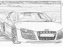 12 Réaliste Coloriage Voiture Audi Pics  Dessin Voiture serapportantà Voiture A Colorier