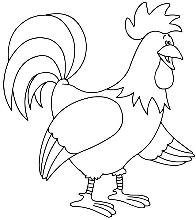 120 Dessins De Coloriage Coq À Imprimer intérieur Coloriage Coq 