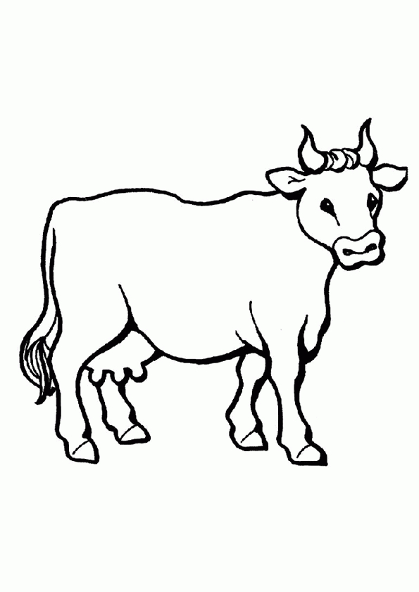 120 Dessins De Coloriage Vache À Imprimer intérieur Vache A Imprimer 