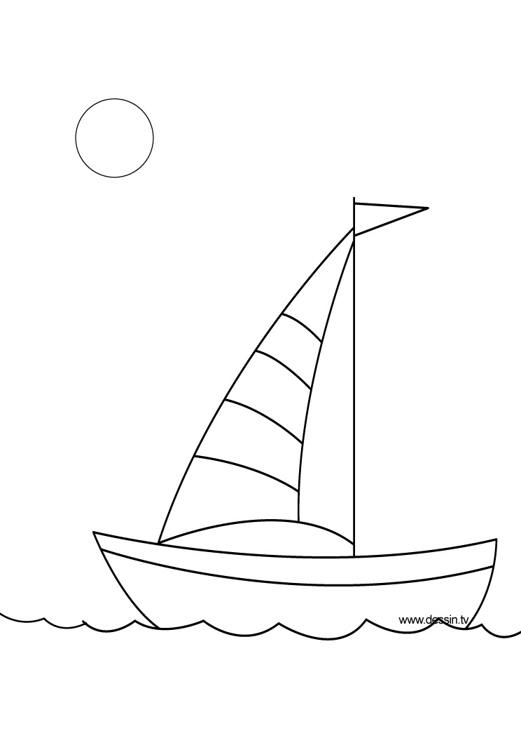 126 Dessins De Coloriage Bateau À Imprimer à Coloriage Bateau À Imprimer Gratuit 