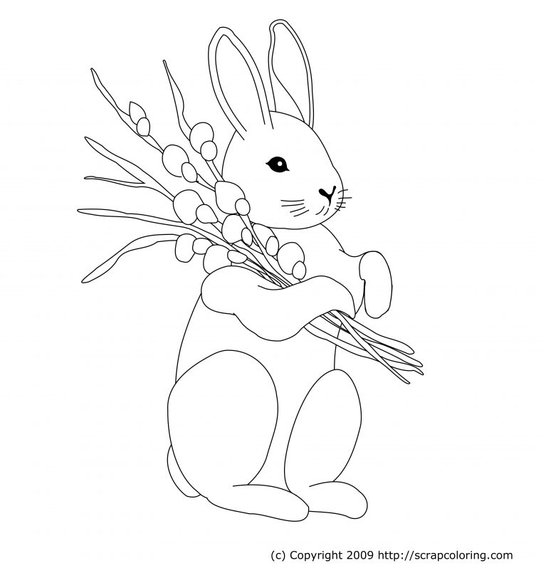 128 Dessins De Coloriage Lapin À Imprimer Sur Laguerche destiné Dessin De Lapin