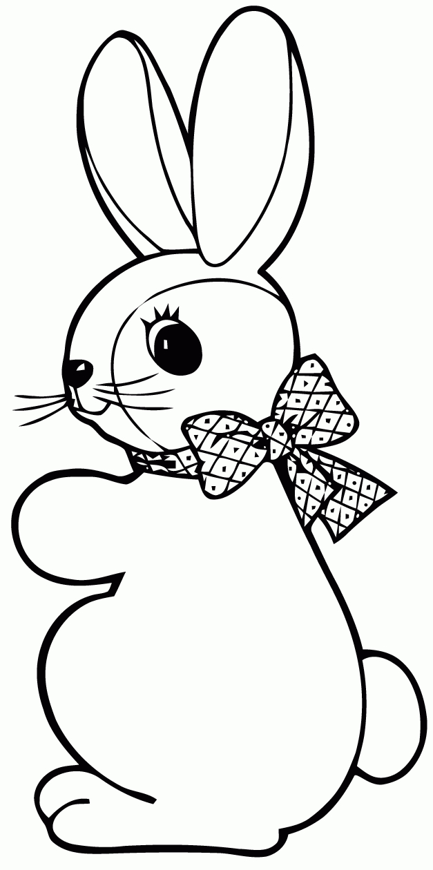 128 Dessins De Coloriage Lapin À Imprimer Sur Laguerche tout Dessin De Lapin 