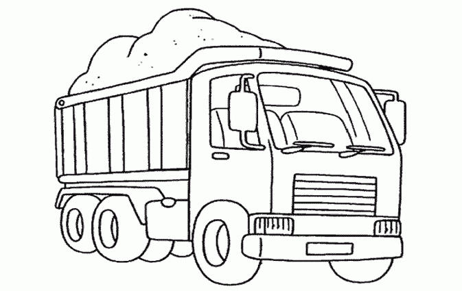 129 Dessins De Coloriage Camion À Imprimer à Dessin De Camion Americain 