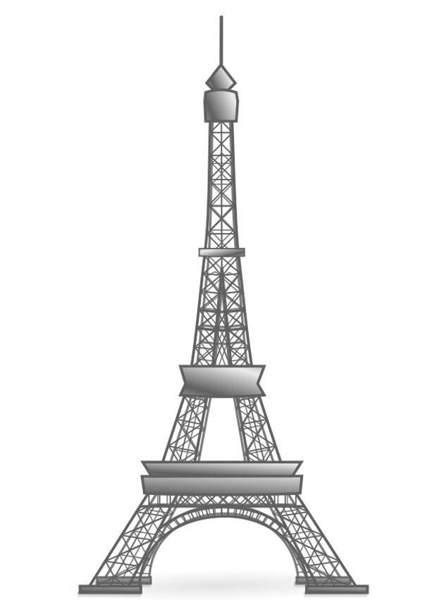 13 Petite Coloriage Tour Eiffel Stock  Menara Eiffel serapportantà Tour Eiffel Dessin 
