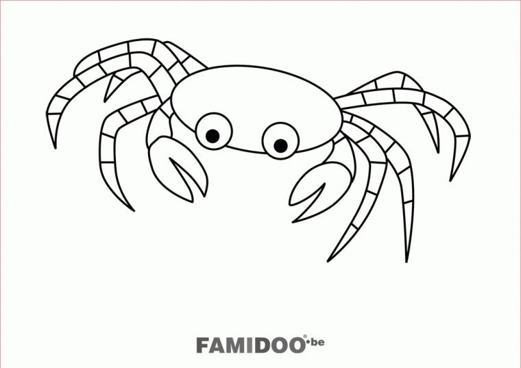 13 Primaire Coloriage Crabe Gallery – Coloriage encequiconcerne Coloriage De Crabe