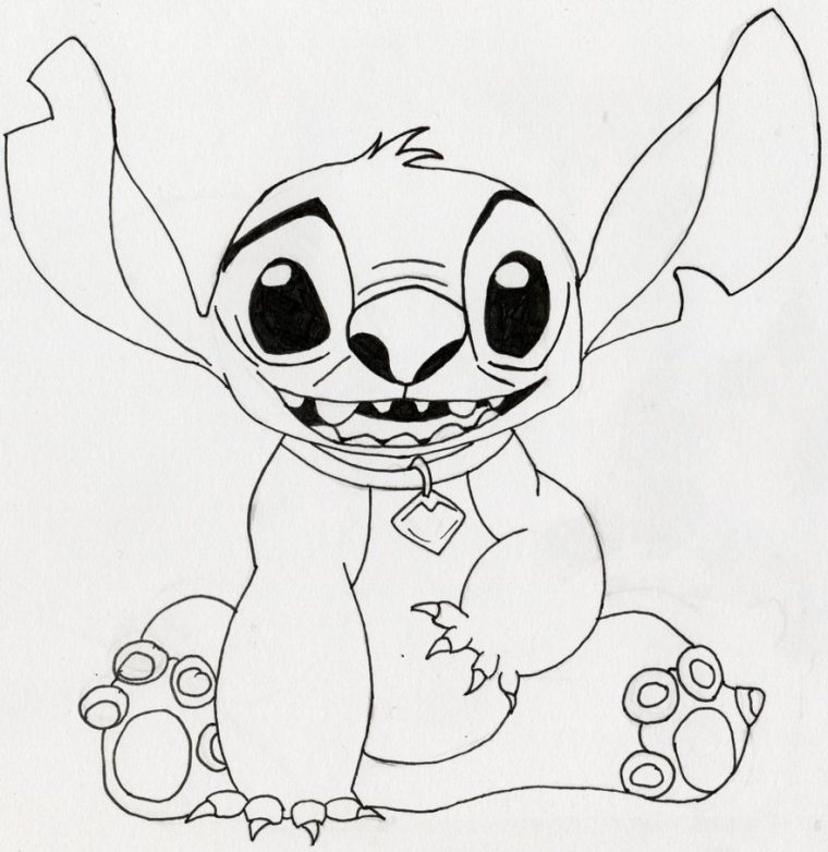 132 Dessins De Coloriage Lilo Et Stitch À Imprimer avec Dessin A Colorier Et A Imprimer