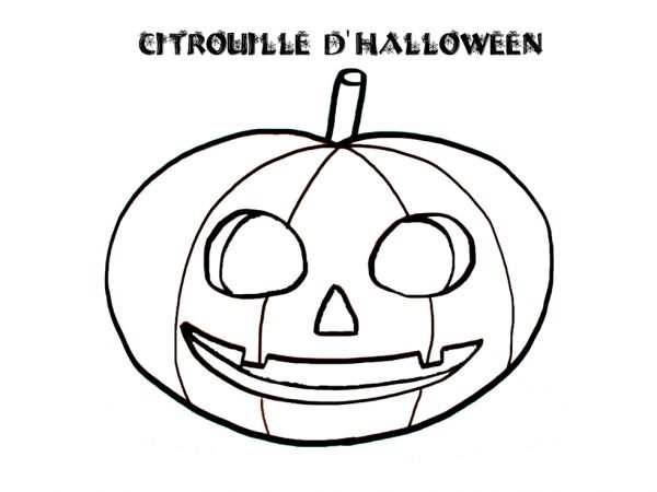 14 Coloriages De Citrouilles Pour Halloween encequiconcerne Citrouille Dessin Halloween 