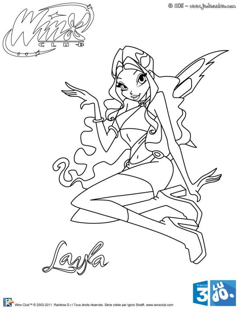 14 Dessins De Coloriage Winx Club Flora À Imprimer encequiconcerne Coloriage De Winx À Imprimer