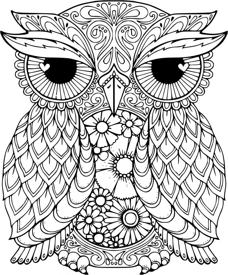 14 Majestic Coloriage À Imprimer Mandala Difficile pour Hibou Dessin Colorier