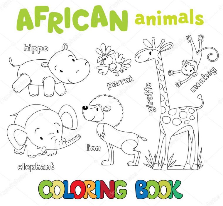 14 Primaire Coloriage D'Animaux Collection – Coloriage intérieur Dessin Animaux D Afrique