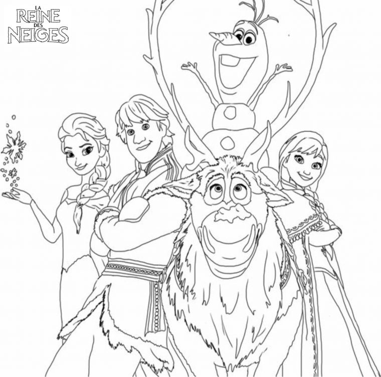 144 Dessins De Coloriage Reine Des Neiges À Imprimer Sur serapportantà Coloriage Reine