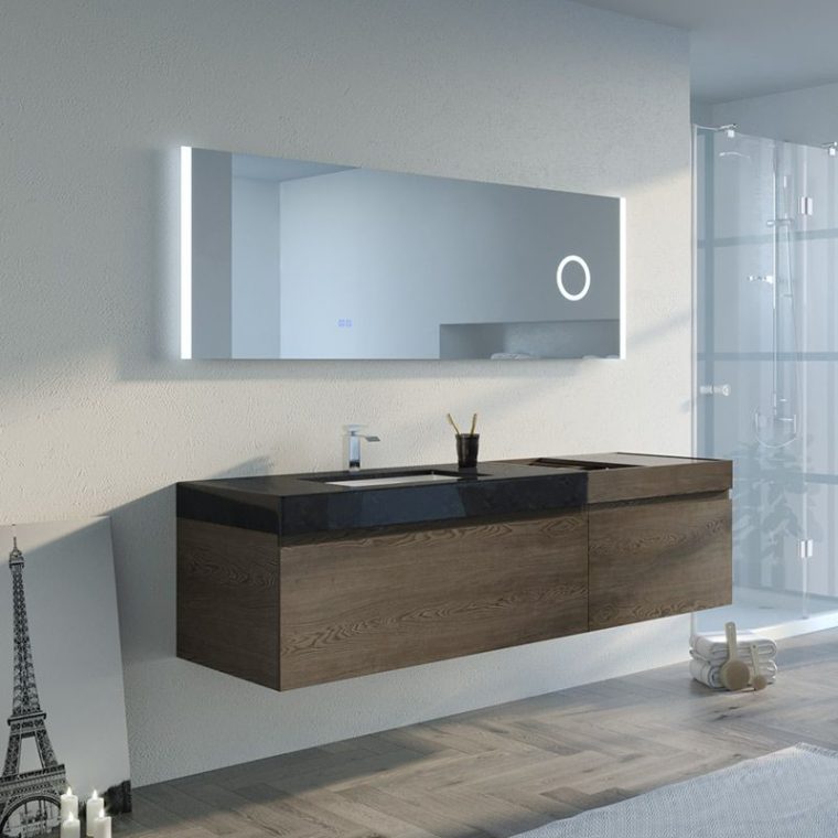 meuble mirroir salle de bain