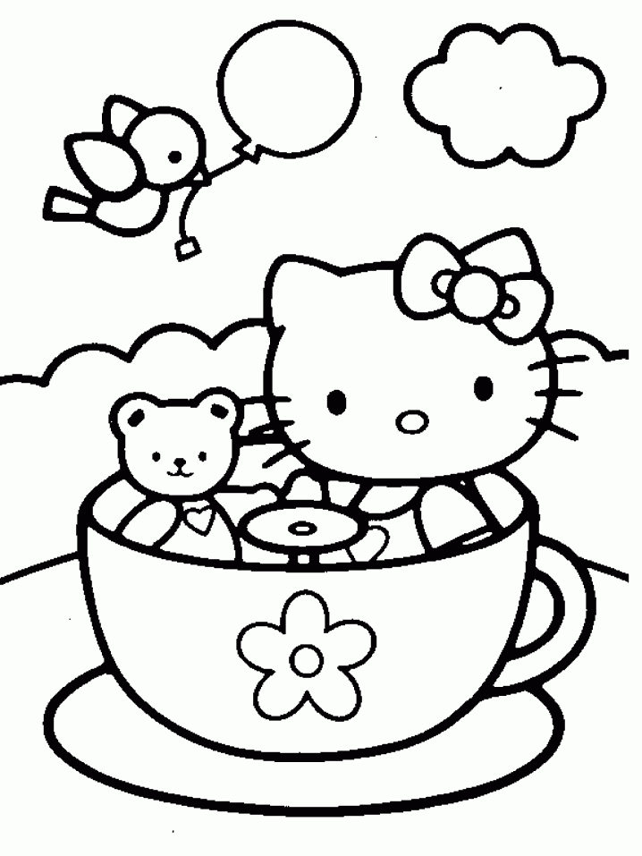 147 Dessins De Coloriage Hello Kitty À Imprimer Sur avec Coloriages Hello Kitty À Imprimer