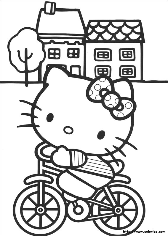 147 Dessins De Coloriage Hello Kitty À Imprimer Sur destiné Dessin Hello Kitty À Colorier 