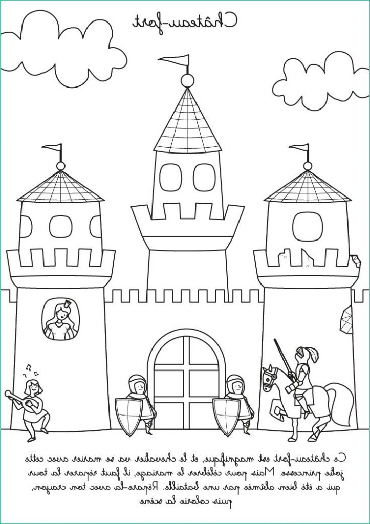 15 Beau De Dessin De Chateau Fort Photos - Coloriage destiné Coloriage De Chateau 