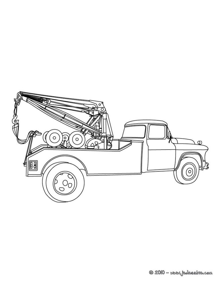 15 Conventionnellement Coloriage Camion Grue Stock – Coloriage avec Coloriage Grue